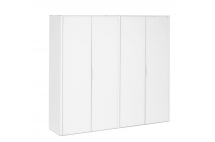 GALA ШКАФ ДЛЯ БУМАГ С ГАРДЕРОБОМ_ELLIB041 WHITE