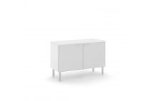 TETTO ГРЕДЕНЦИЯ БЕЛАЯ L100 СТЕКЛЯННЫЕ ДВЕРИ И КАРКАС_TETTO 2 glass doors, top WHITE, carcass WHITE