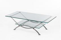 ARCO Стол кофейный_ARCO clear glass_прозрачное стекло