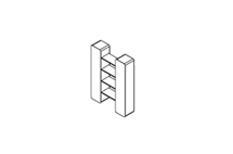 OLA шкаф-составная композиция_OLA modular system_Extra Long_белый