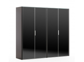 GALA ШКАФ ДЛЯ БУМАГ С ГАРДЕРОБОМ_ELLIB041 BLACK