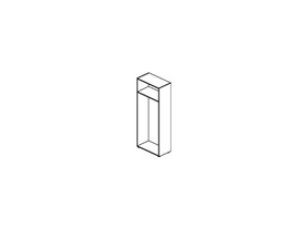 Каркас шкафа L80 H195_151 7210/01_Extra Long_белый