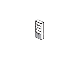WHITE/START Шкаф открытый_HM38303.H_StartUp_белый