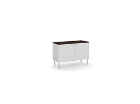 DADO Греденция L100, 2 стекл. двери_DADO 2 glass doors,t..._темн. дуб