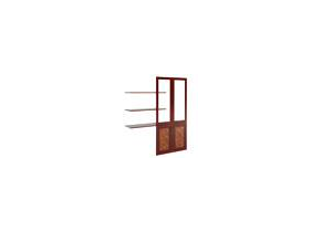 Наполнение шкафа для бумаг_BRK8354101_Berkeley_орех