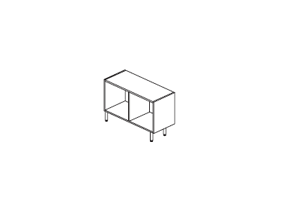 DADO Каркас греденции L100_148 8000/01/36_Extra Long_белый