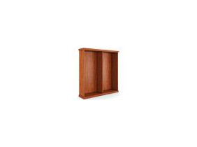 Каркас шкафа 2-х секционного_PRT402_Porto_орех классик